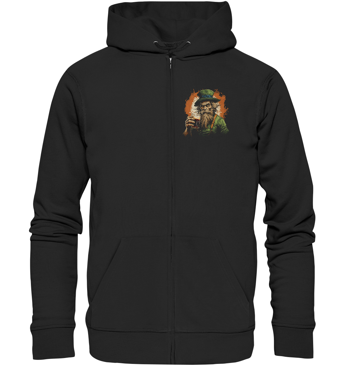 Leprechaun "St. Patrick's Day I" - Organic Zipper