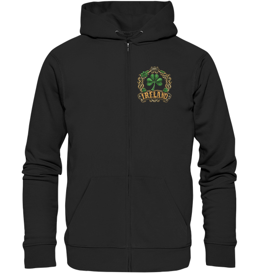 Ireland "Shamrock / Crest III" - Organic Zipper