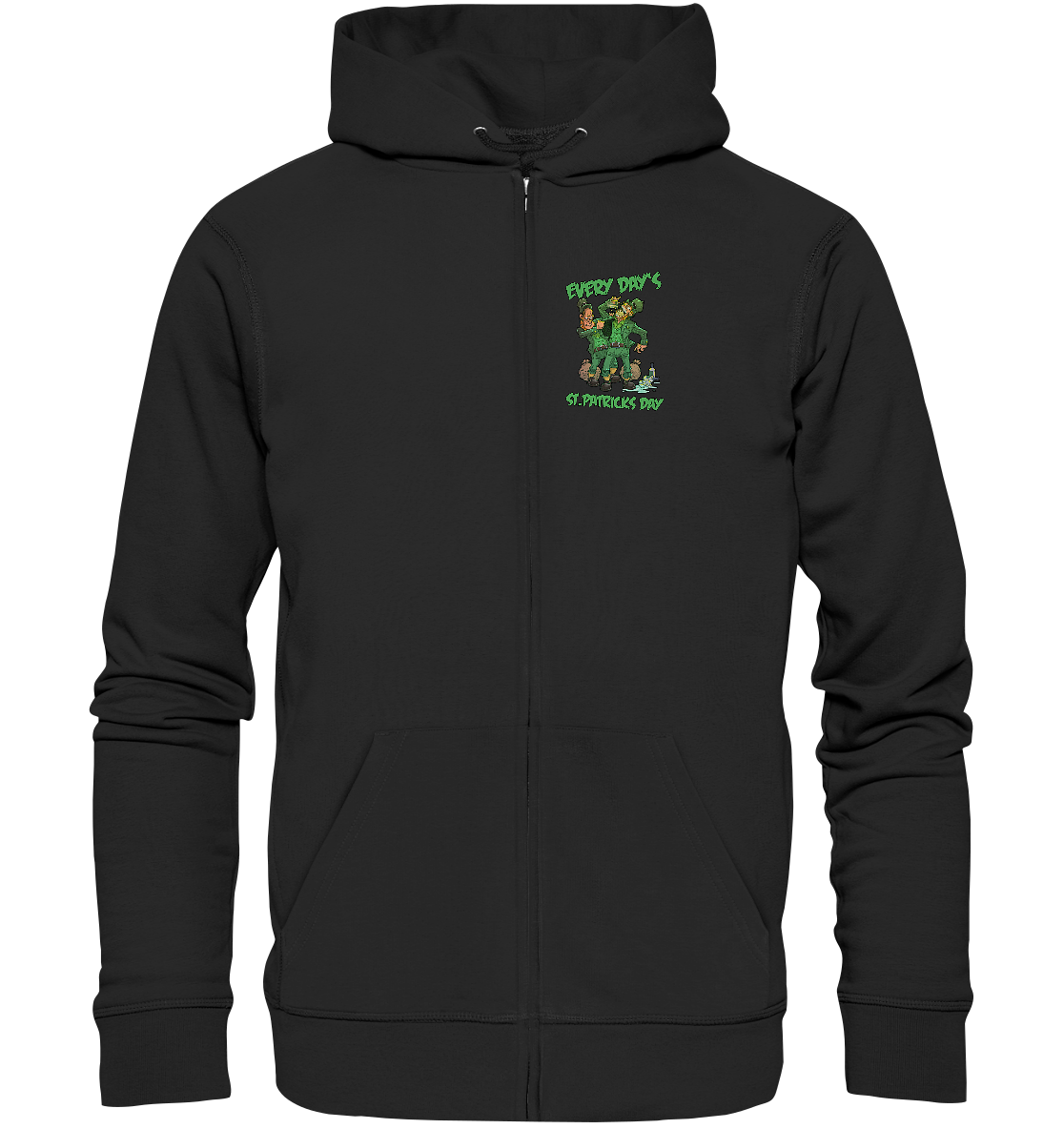 Every Day's St.Patricks Day "Leprechauns" - Organic Zipper