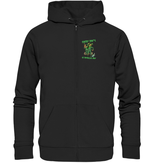 Every Day's St.Patricks Day "Leprechauns" - Organic Zipper