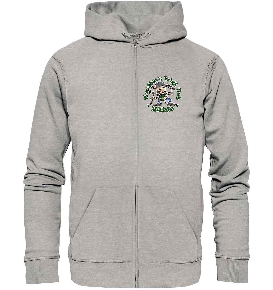 MacSlon's Radio "Classic Logo" - Organic Zipper