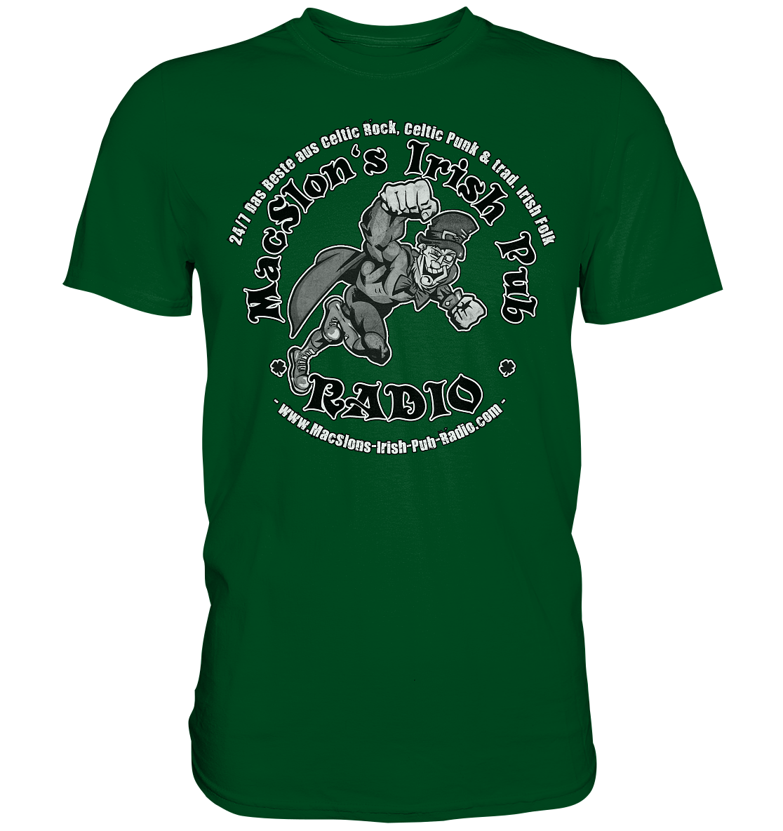 MacSlon's Radio "24/7 - Irish Superhero" - Premium Shirt