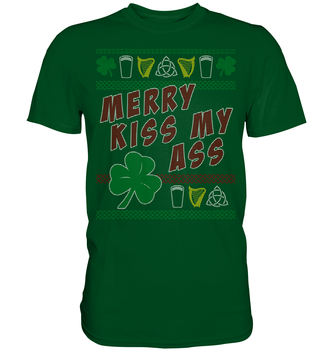 Merry Kiss My Ass (Christmas) - Premium Shirt