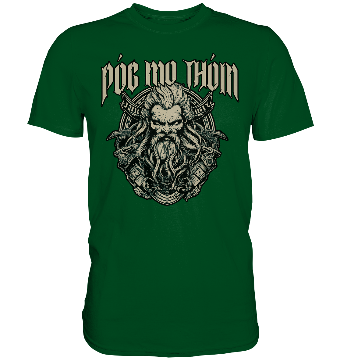 Póg Mo Thóin Streetwear "Celtic Warrior II" - Premium Shirt