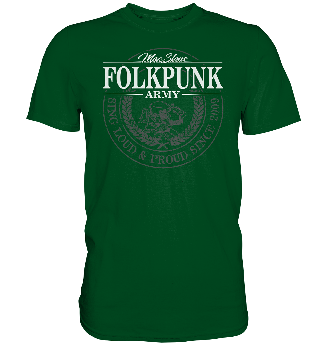 MacSlon's "Folkpunk Army" - Premium Shirt