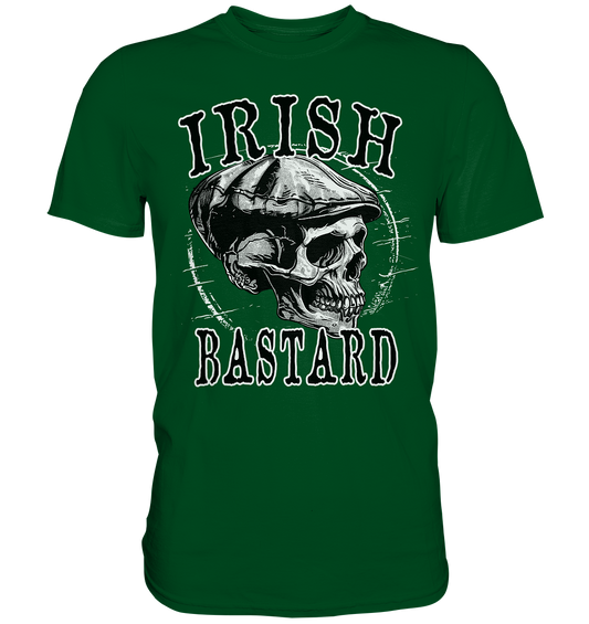 Irish Bastard "Flatcap-Skull II" - Premium Shirt