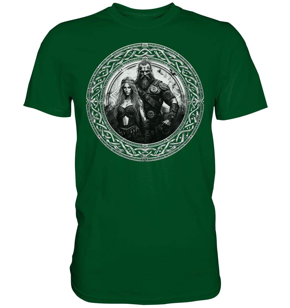 Celtic Warrior "Couple" - Premium Shirt