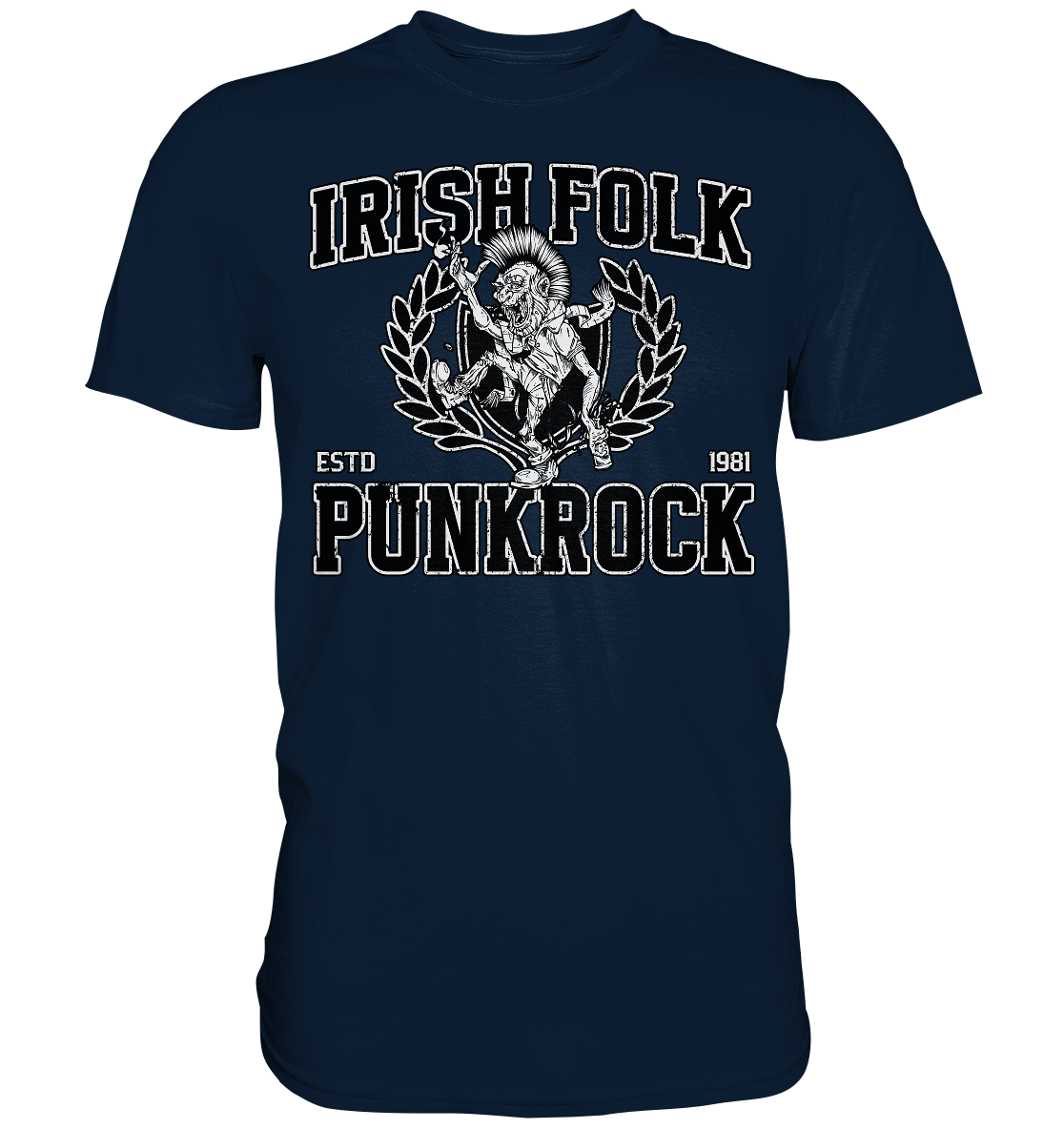 Irish Folk Punkrock "Estd. 1981" - Premium Shirt