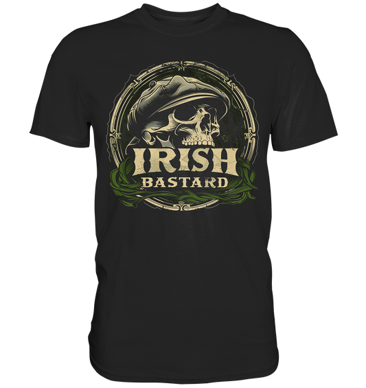 Irish Bastard "Flatcap-Skull VI" - Premium Shirt