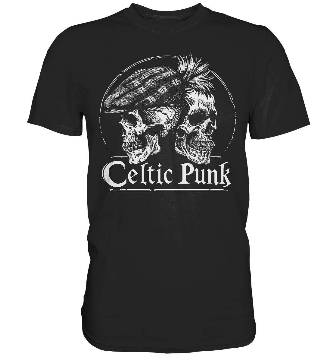 Celtic Punk "Skulls" - Premium Shirt