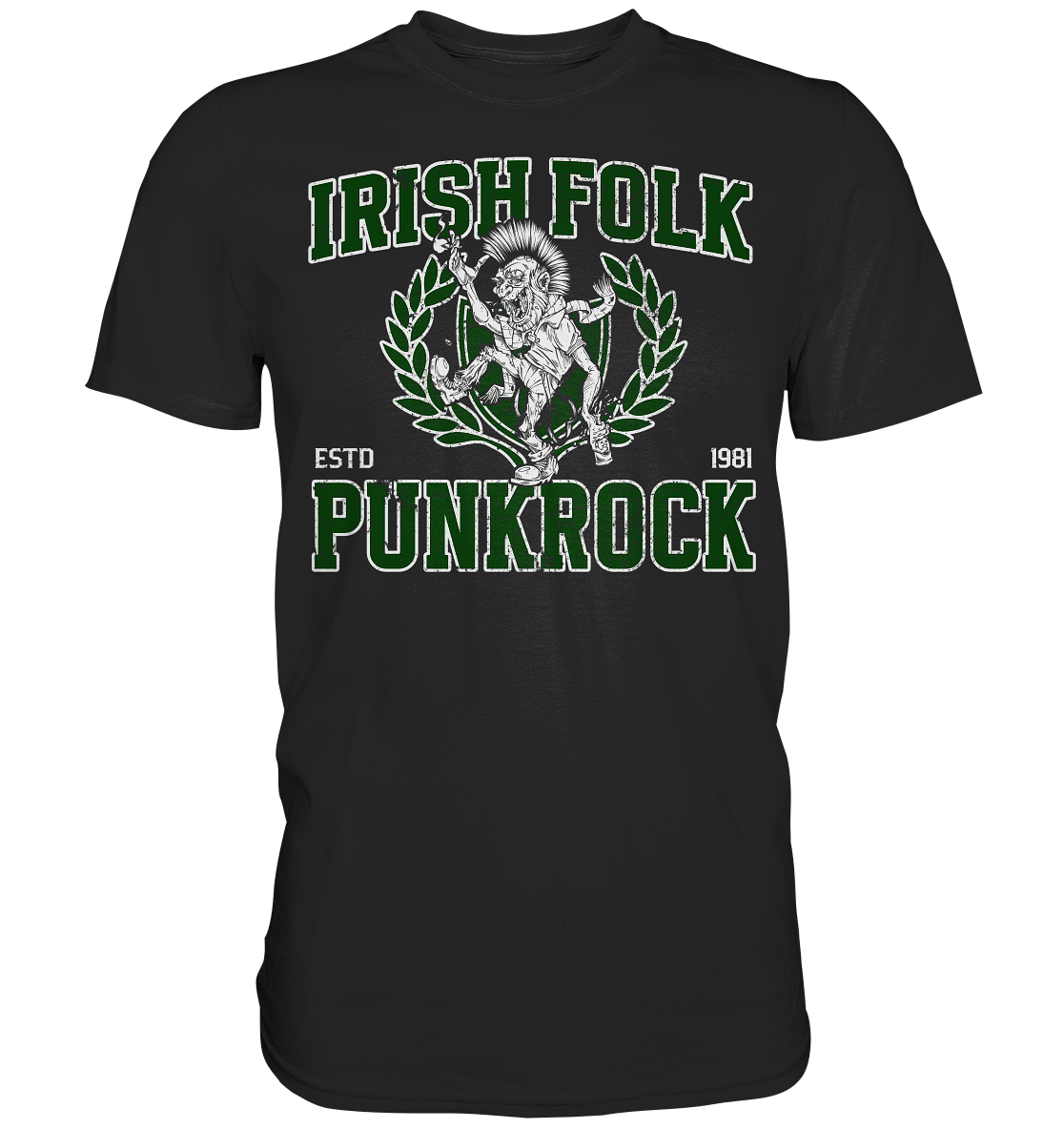 Irish Folk Punkrock "Estd. 1981" - Premium Shirt