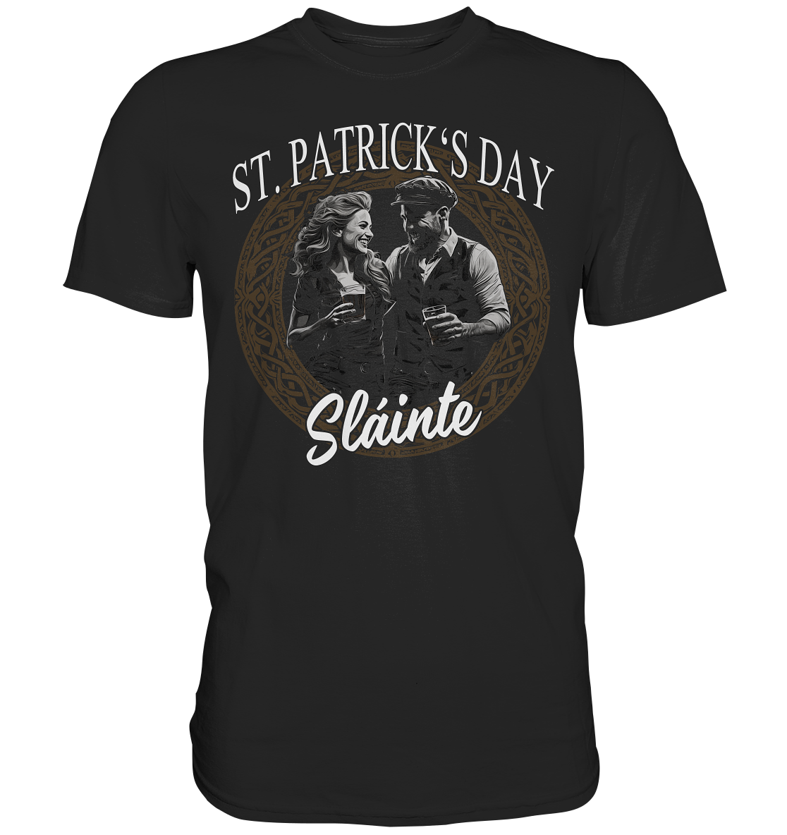 St. Patrick's Day "Sláinte / Couple" - Premium Shirt