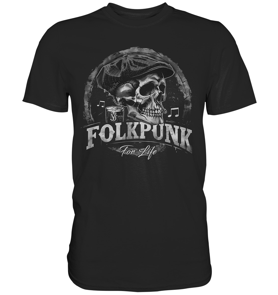 Folkpunk "For Life I" - Premium Shirt