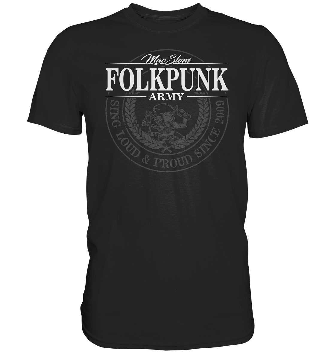 MacSlon's "Folkpunk Army" - Premium Shirt