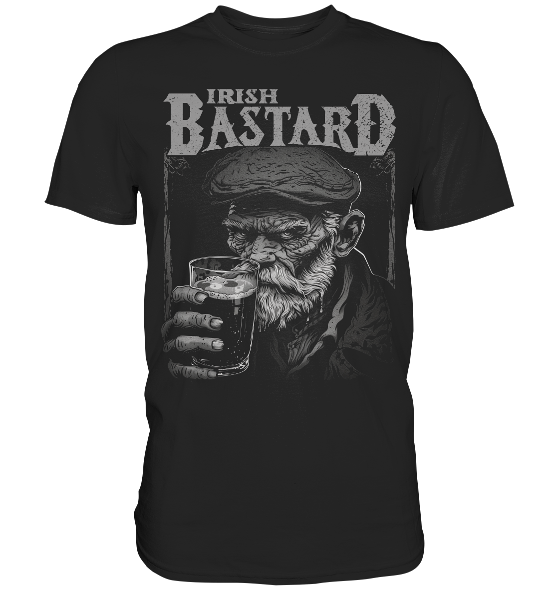 Irish Bastard "Old Irish Man I"  - Premium Shirt