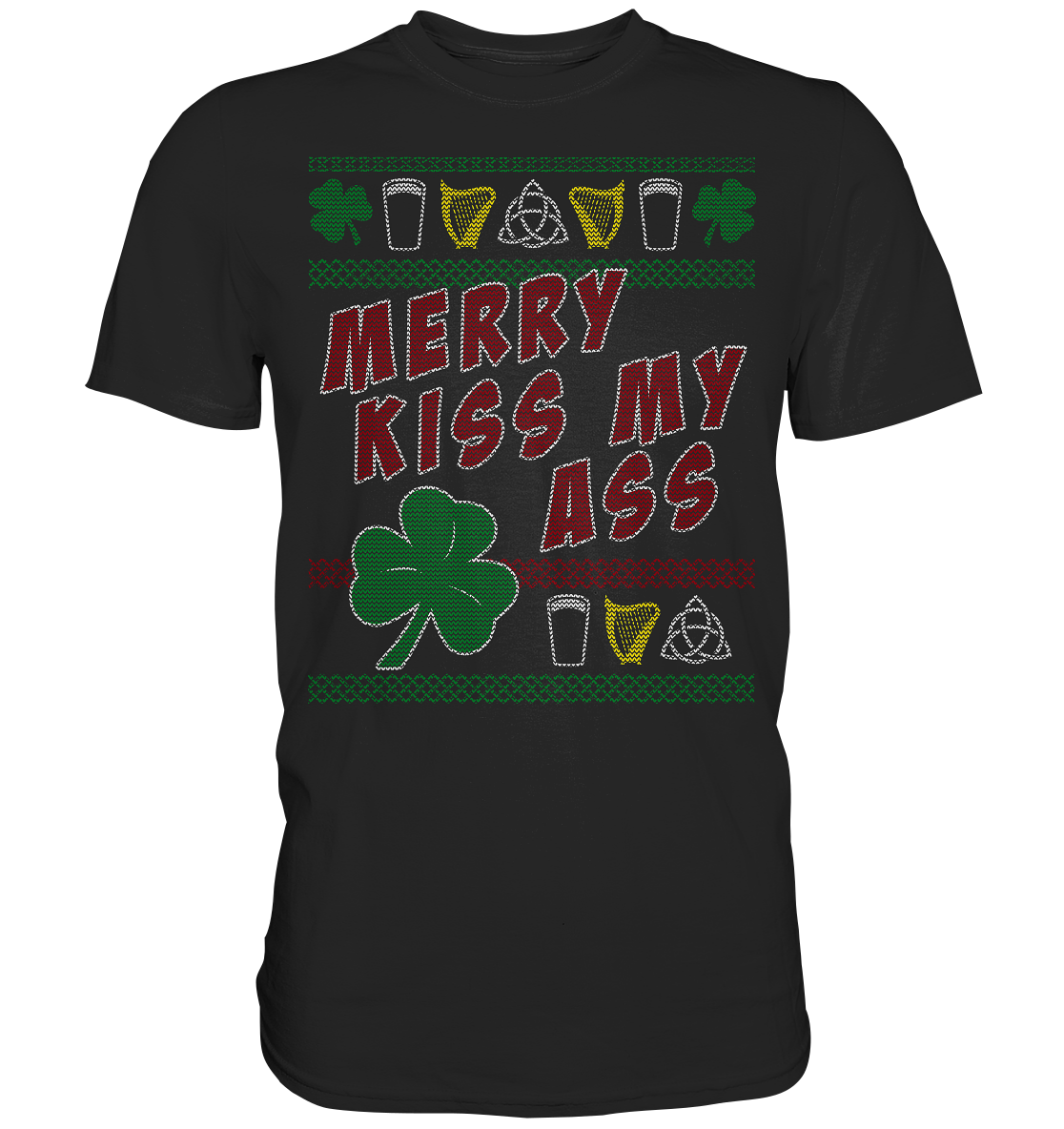 Merry Kiss My Ass (Christmas) - Premium Shirt