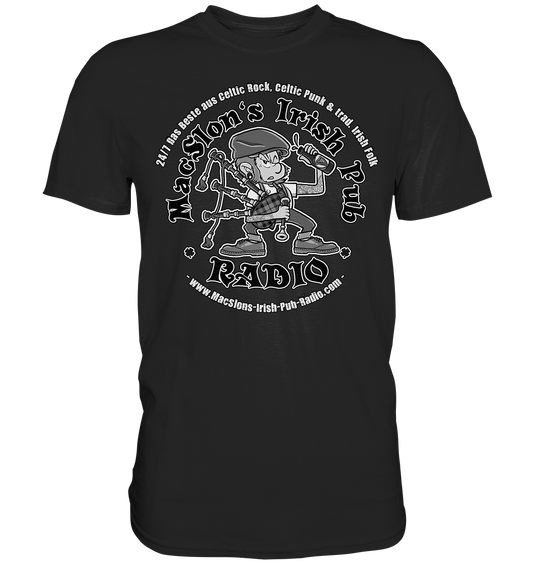 MacSlon's Radio "24/7 - Classic Logo"  - Premium Shirt