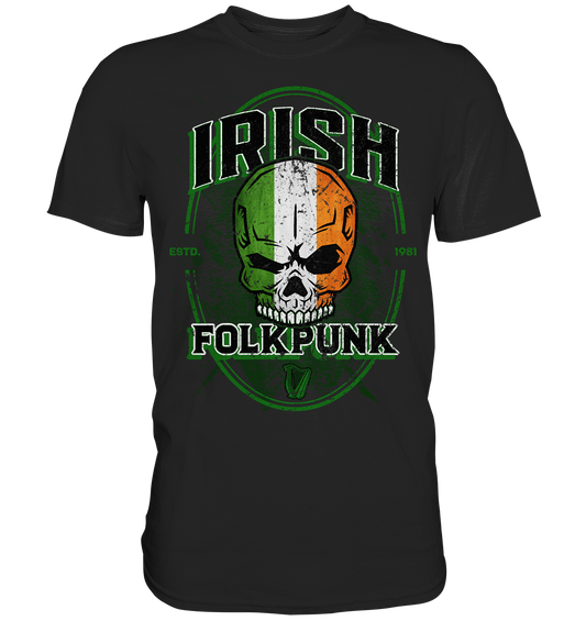 Irish Folkpunk "Skull" - Premium Shirt