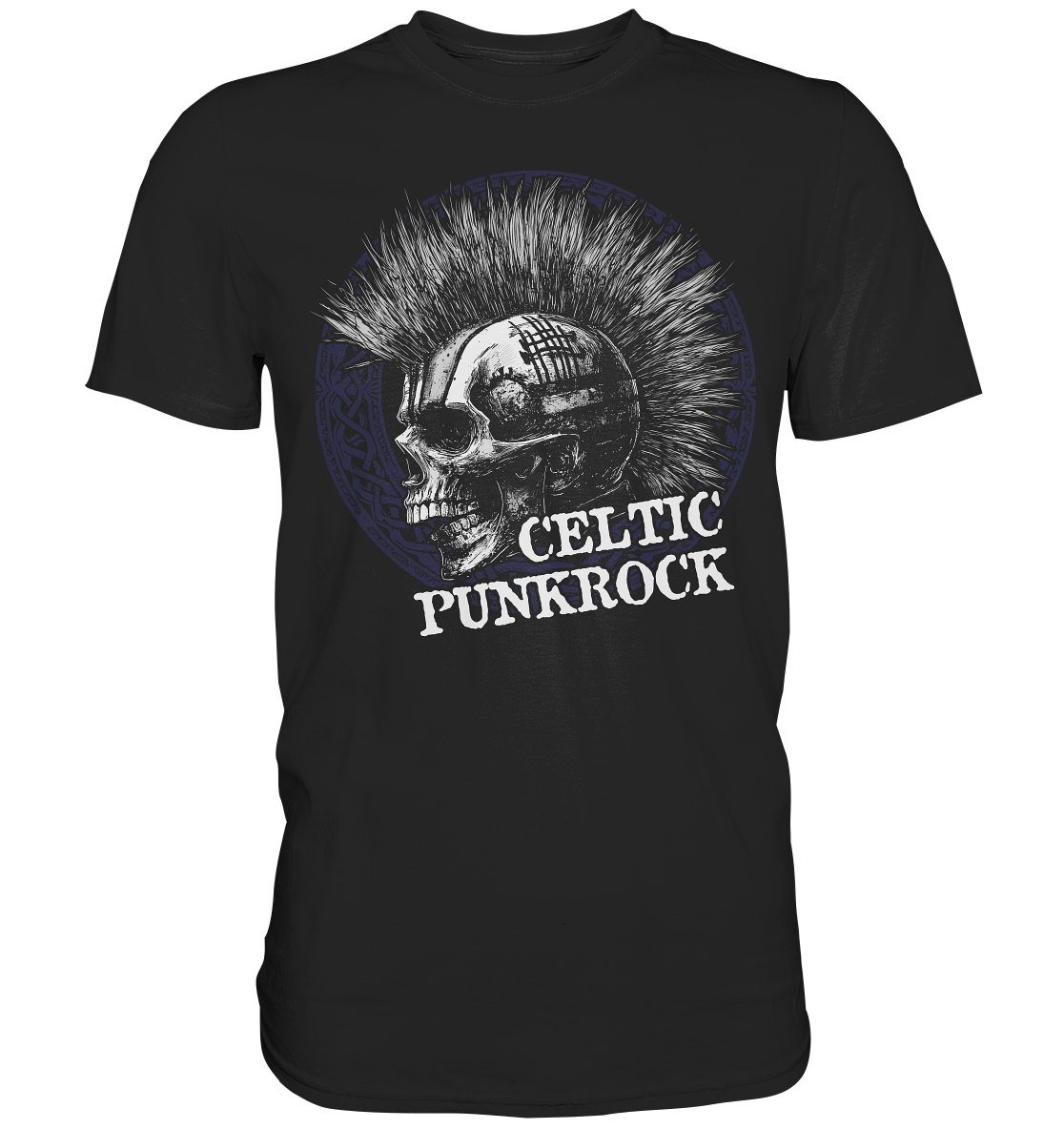 Celtic Punkrock "Mohawk / Skull I" - Premium Shirt