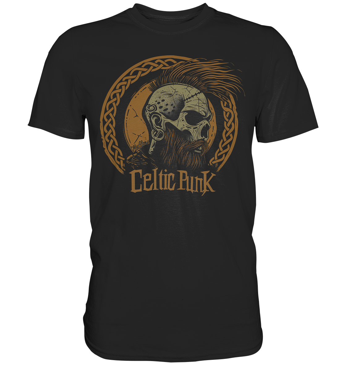 Celtic Punk "Skull / Circle I"  - Premium Shirt