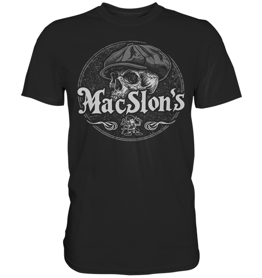 MacSlon's "Flatcap-Skull I" - Premium Shirt