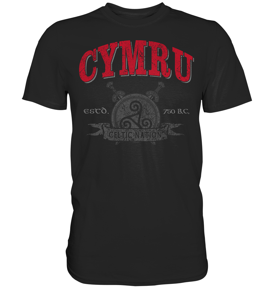 Cymru "Celtic Nation" - Premium Shirt