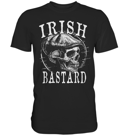 Irish Bastard "Flatcap-Skull I" - Premium Shirt