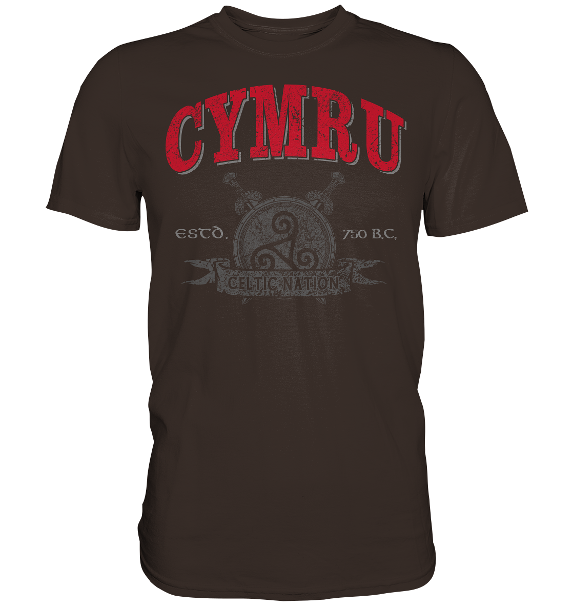 Cymru "Celtic Nation" - Premium Shirt