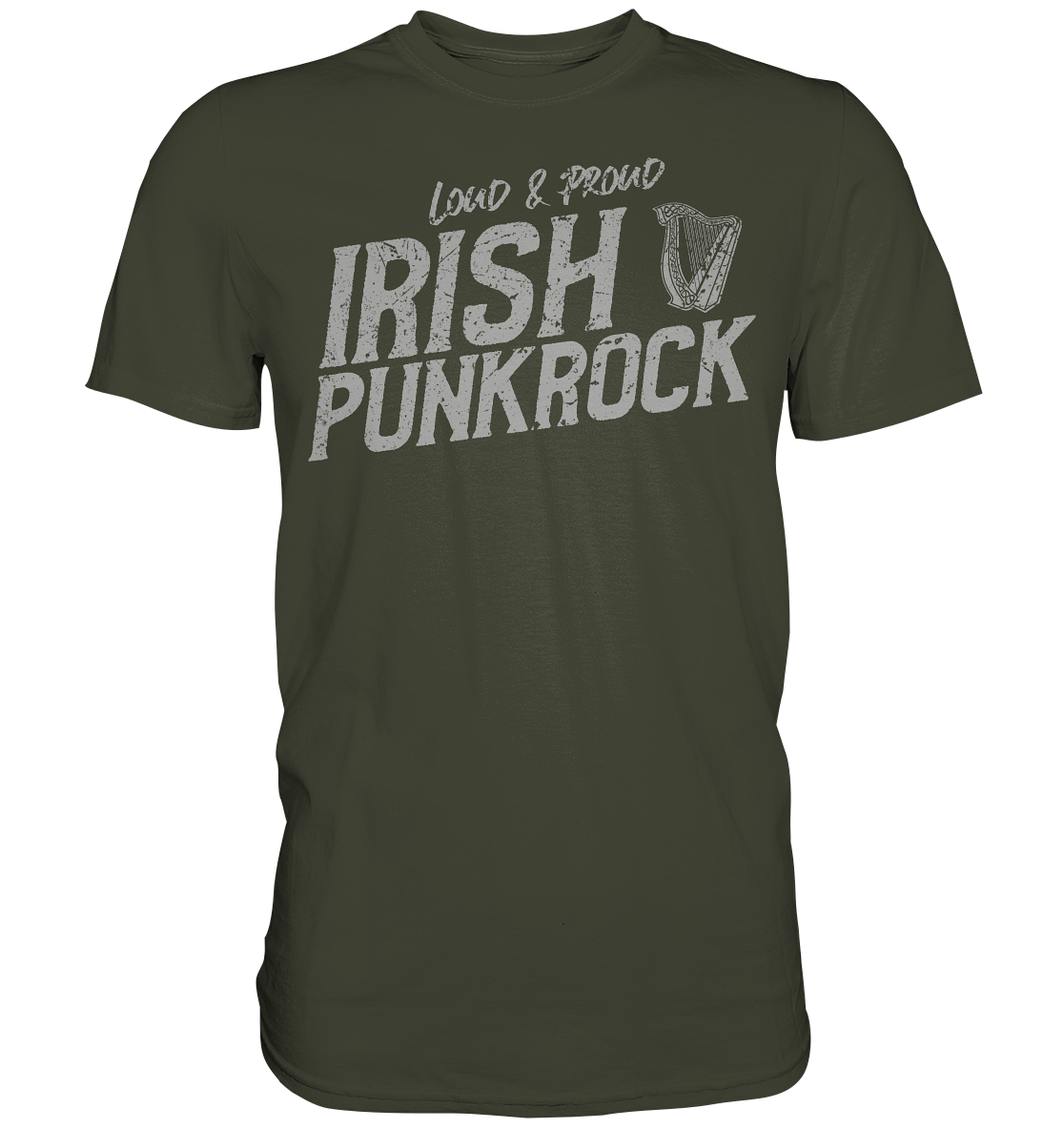 Irish Punkrock "Loud & Proud" - Premium Shirt