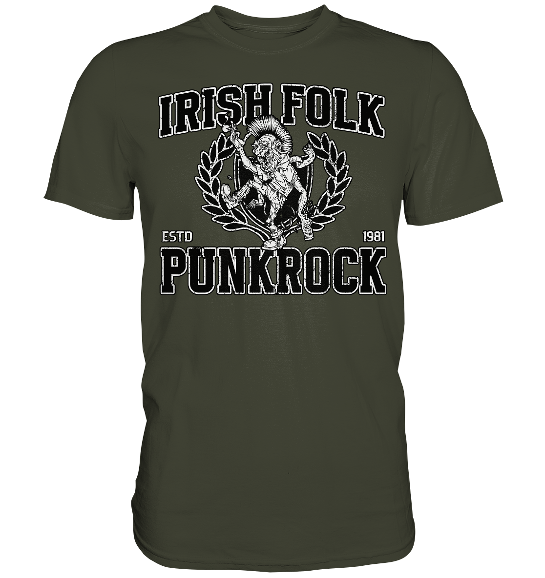 Irish Folk Punkrock "Estd. 1981" - Premium Shirt