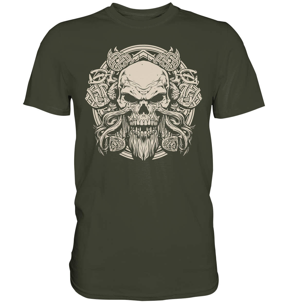 Celtic Skull "Crest I" - Premium Shirt