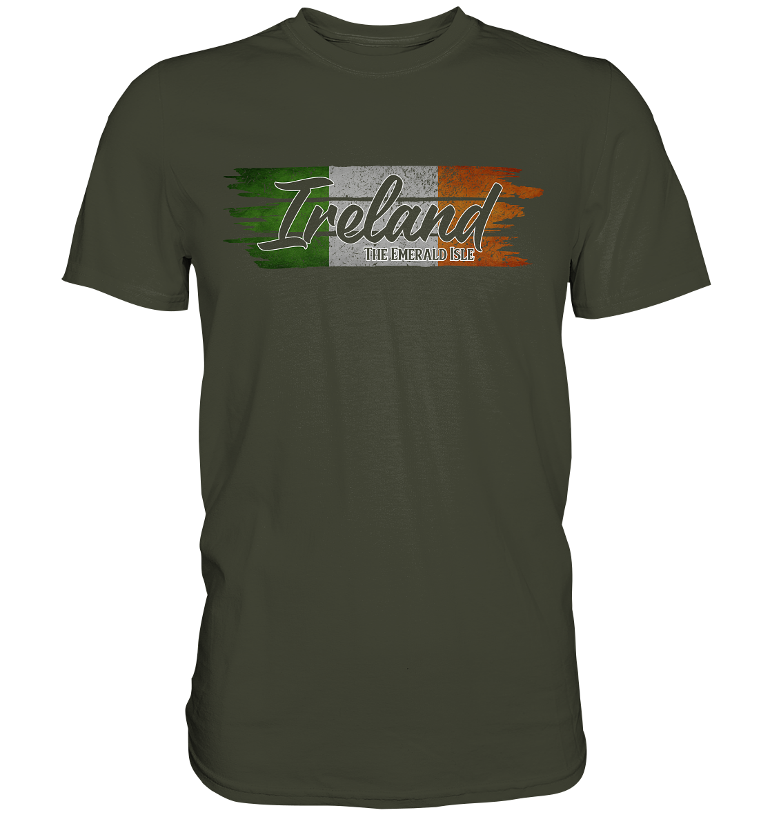 Ireland "The Emerald Isle / Flag" - Premium Shirt