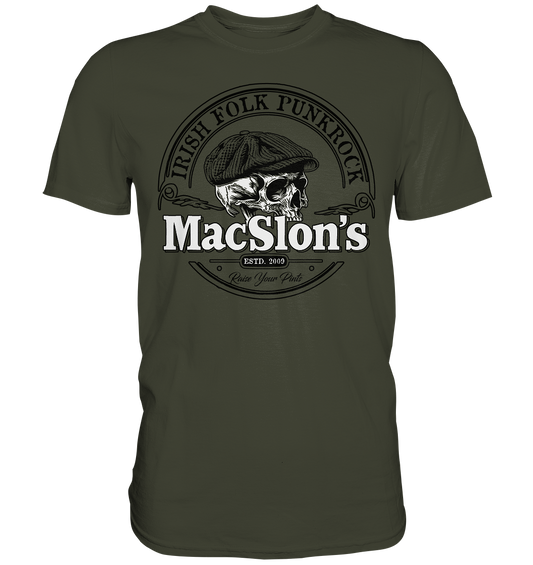 MacSlon's "Estd. 2009 / Irish Folk Punkrock II"  - Premium Shirt