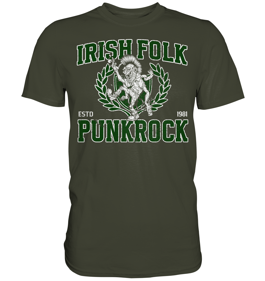 Irish Folk Punkrock "Estd. 1981" - Premium Shirt