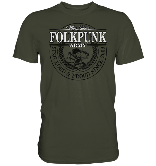 MacSlon's "Folkpunk Army" - Premium Shirt