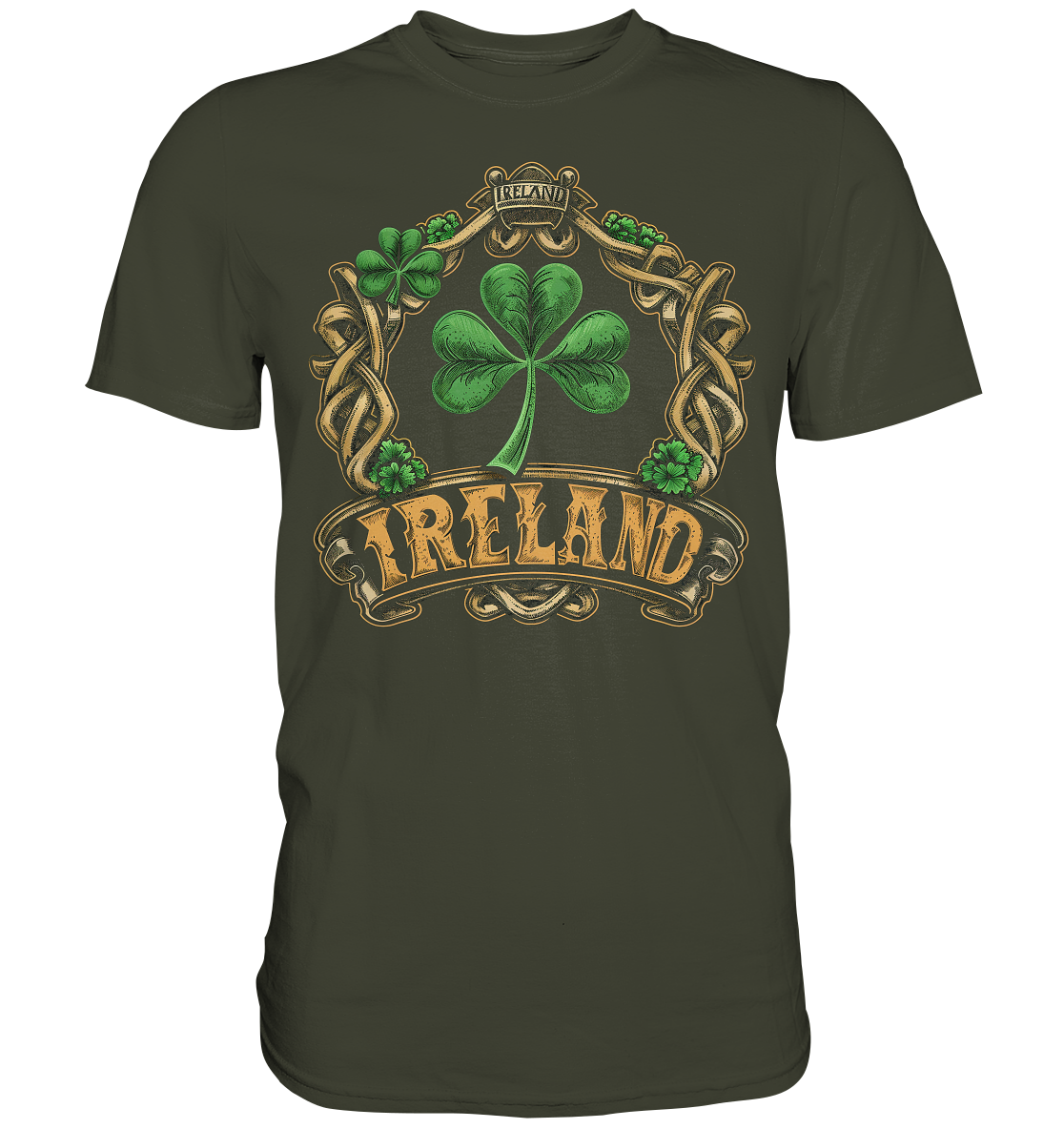 Ireland "Shamrock / Crest III" - Premium Shirt