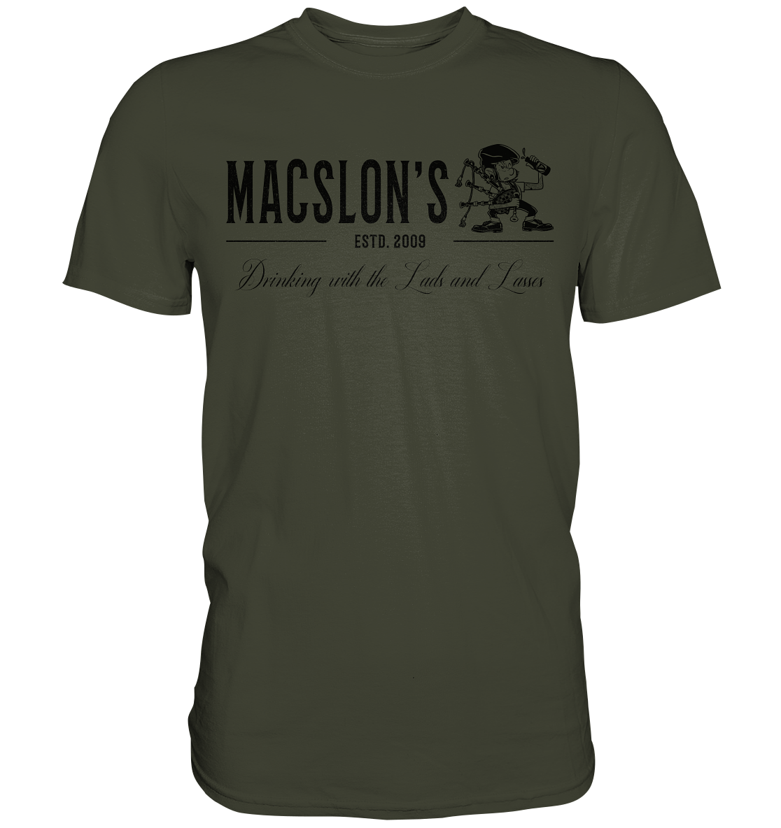 MacSlon's "Drinking With The Lads & Lasses" - Premium Shirt