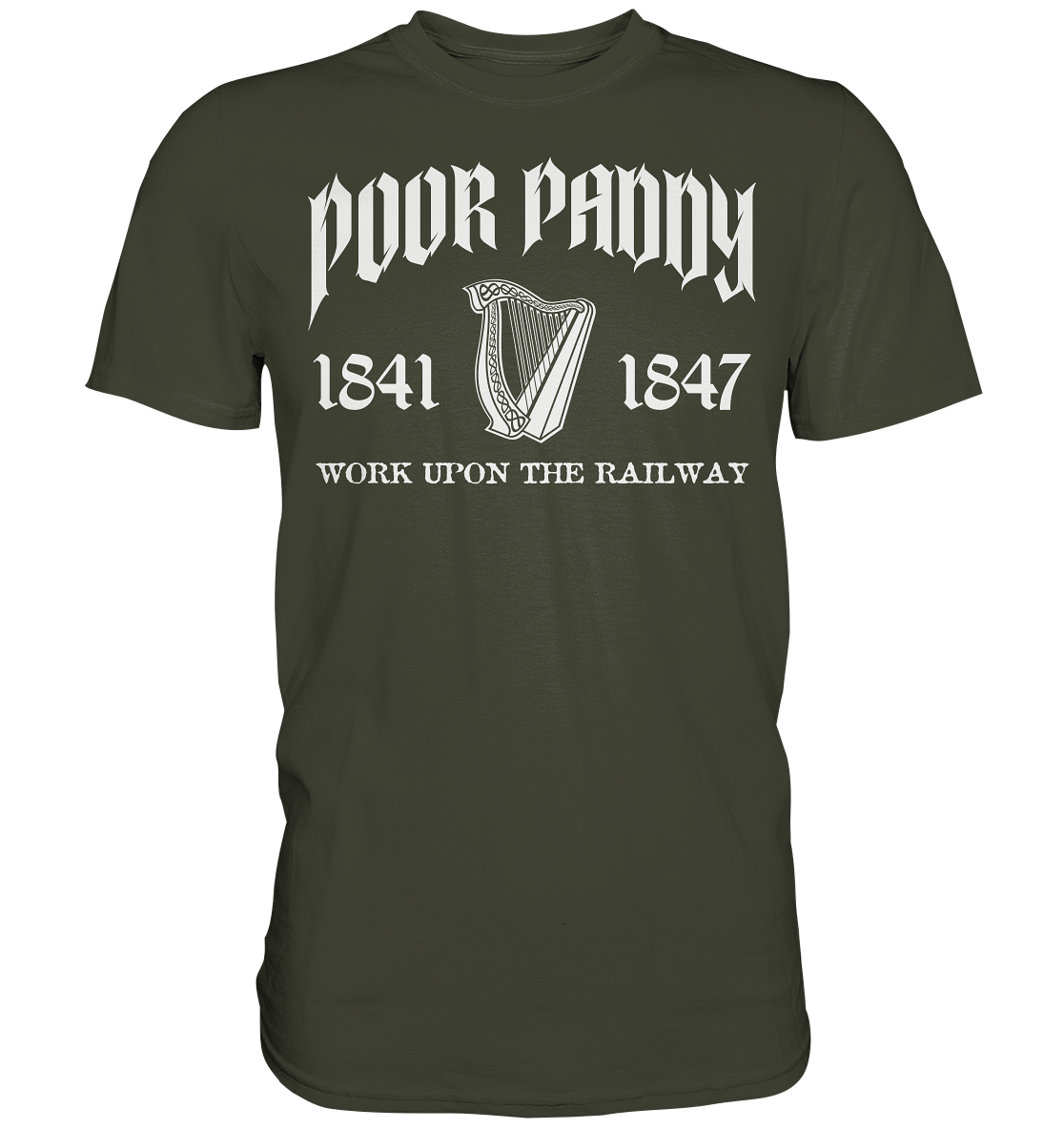 Poor Paddy "Work Upon The Railway" - Premium Shirt