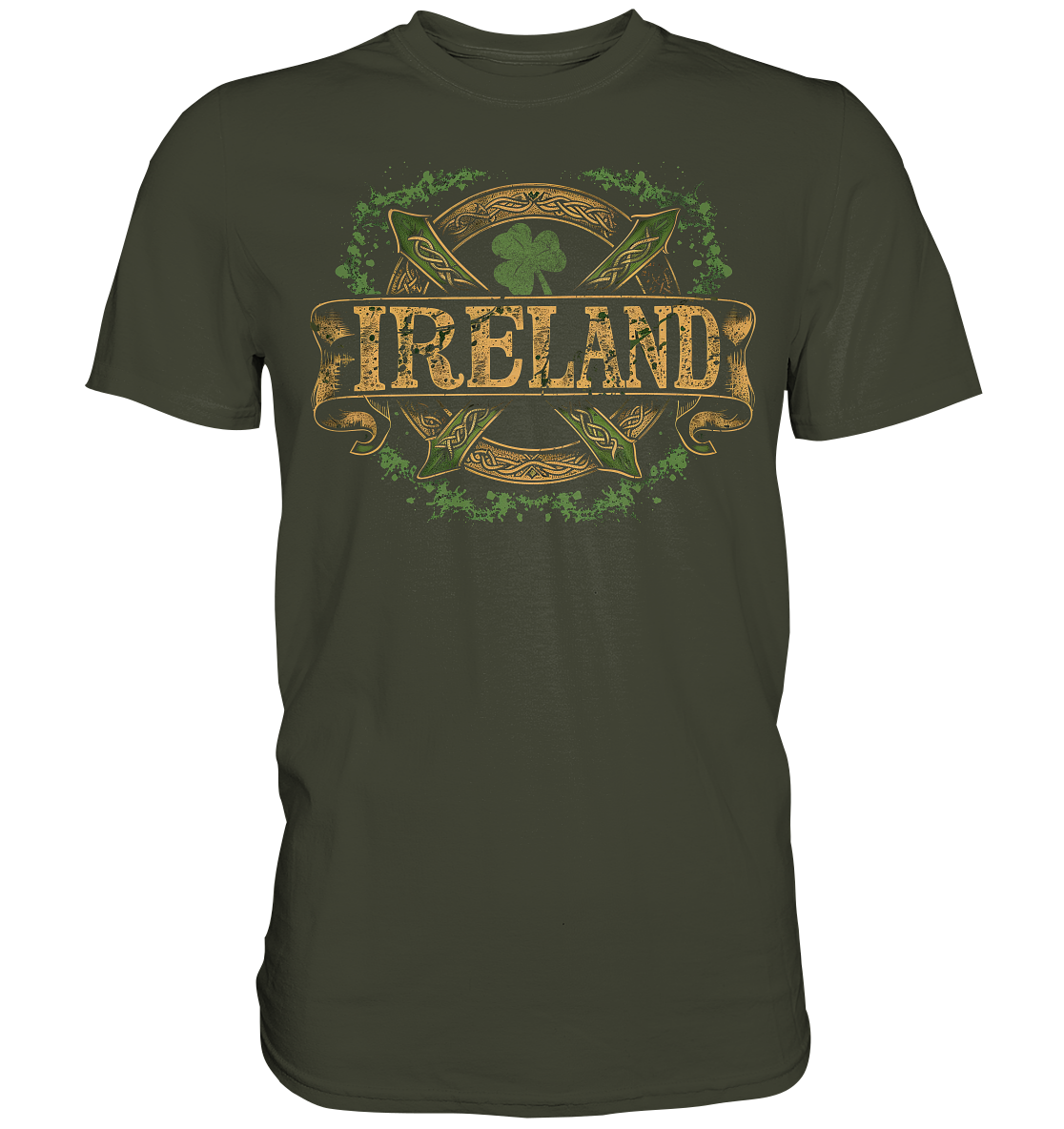 Ireland "Shamrock / Crest II"  - Premium Shirt