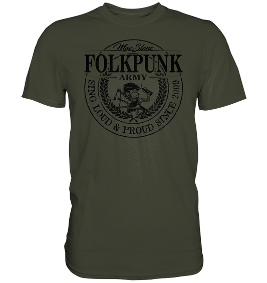 MacSlon's "Folkpunk Army" - Premium Shirt