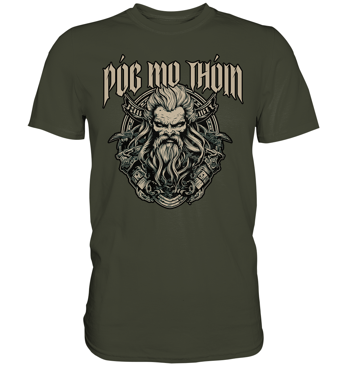 Póg Mo Thóin Streetwear "Celtic Warrior II" - Premium Shirt