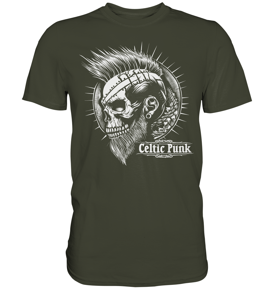 Celtic Punk "Skull IV" - Premium Shirt