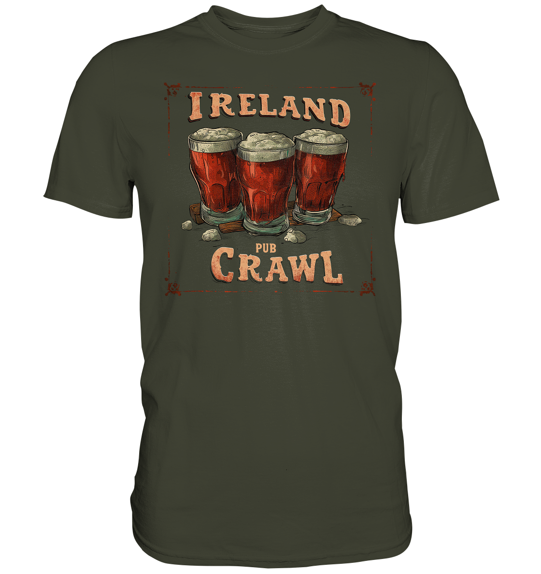 Ireland "Pub Crawl II" - Premium Shirt