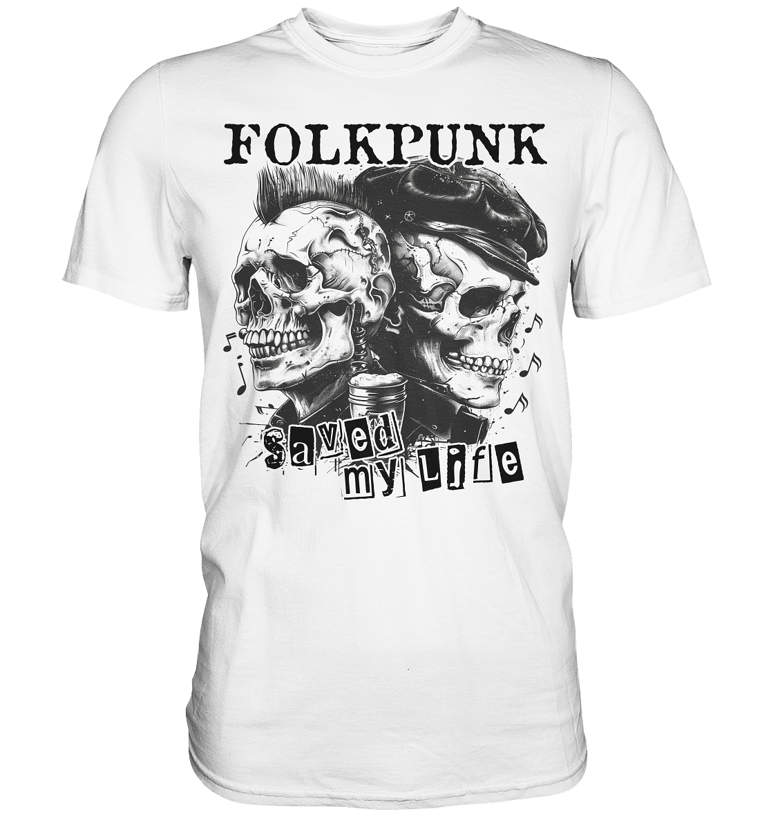 Folkpunk "Saved My Life I" - Premium Shirt