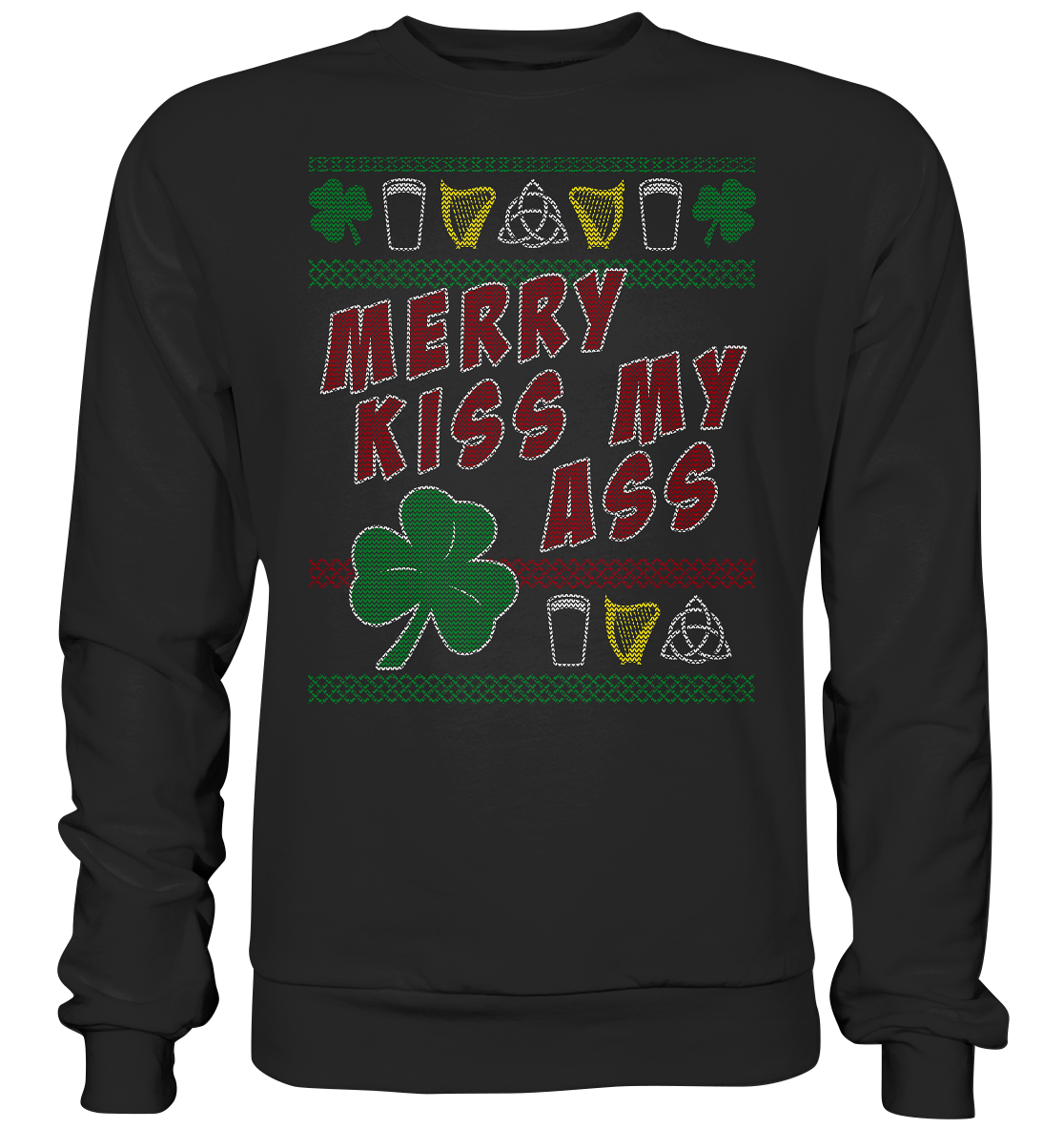 Merry Kiss My Ass (Christmas) - Premium Sweatshirt