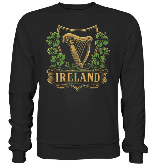 Ireland "Éire / Harp / Shamrock" - Premium Sweatshirt