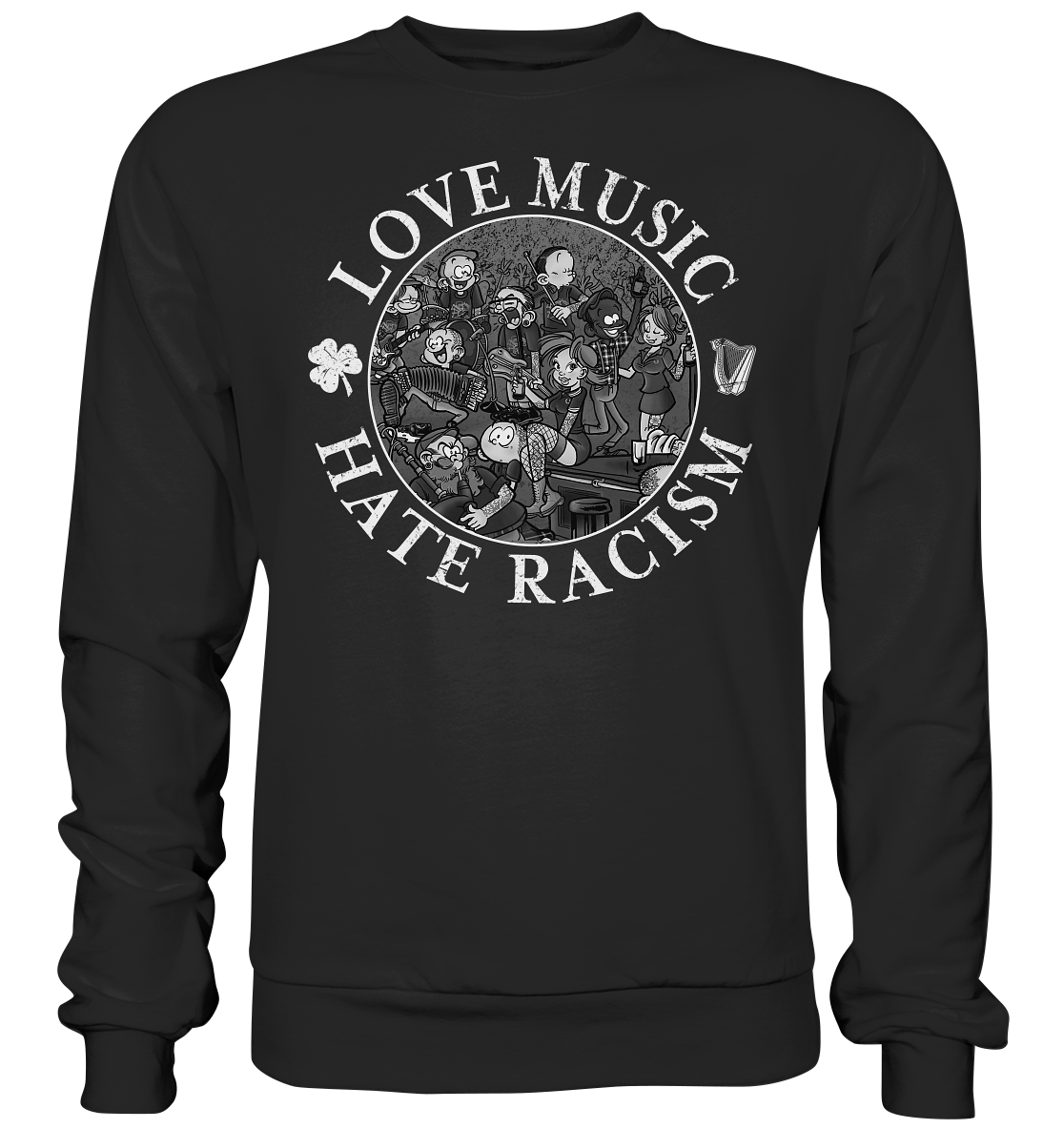 Love Music - Hate Racism "Irish Pub" - Premium Sweatshirt