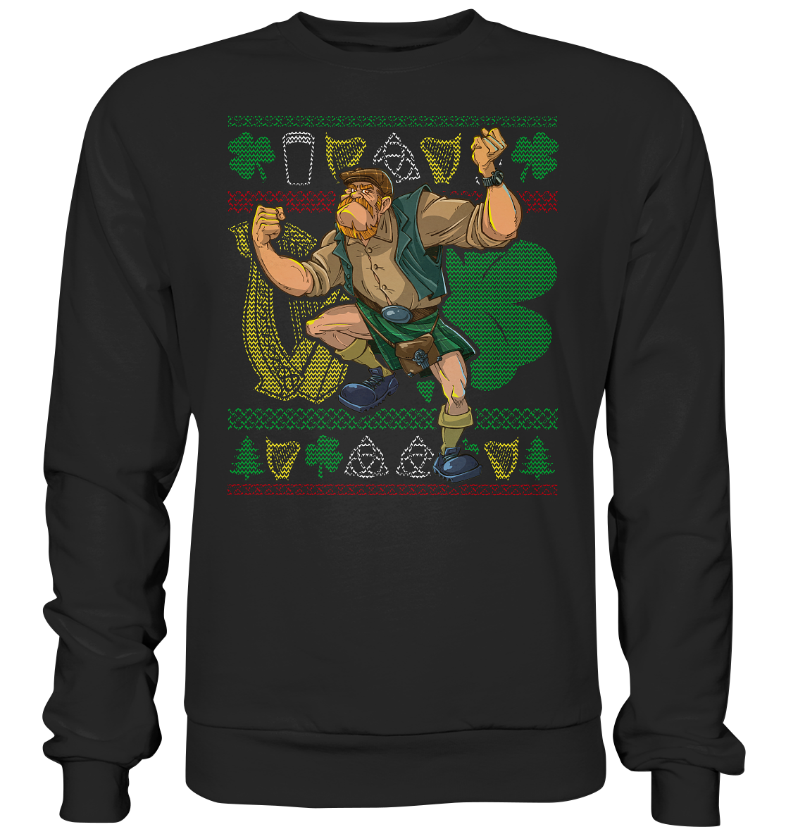 Irish Pub Fighter (Christmas) - Premium Sweatshirt