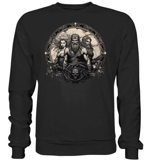 Celtic Warrior "Group / Skull"  - Premium Sweatshirt