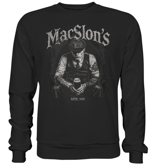 MacSlon's "Estd. 2009 / Drinking Guy I" - Premium Sweatshirt